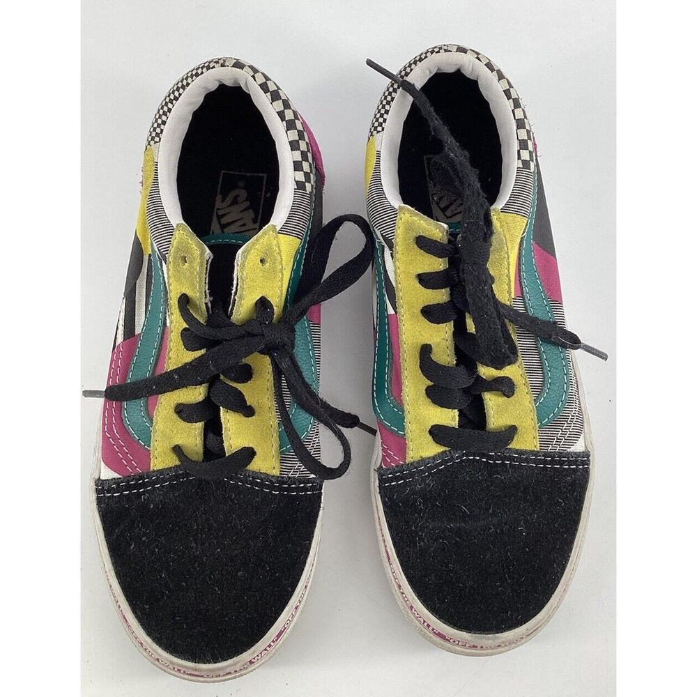 VANS Classic Low Top Multicolor Suede Size 3 Kids Youth - Picture 4 of 8